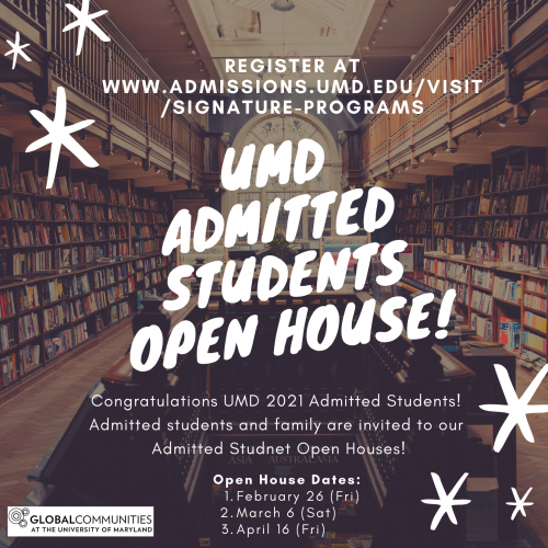 admitted student open house
